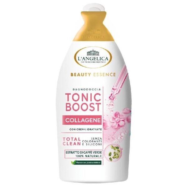 L’Angelica Beauty Essence Tonic Boost Collagene drėkinamoji dušo želė su kolagenu, 520 ml