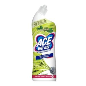 ACE WC Gel Candeggina Fresco Lime tualeto valymo gelis su balikliu, 750 ml