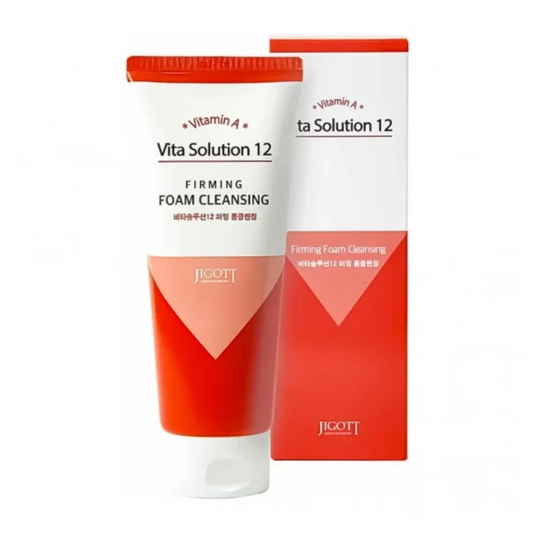 JIGOTT Vita Solution 12 Firming Foam Cleansing stangrinamasis veido prausiklis, 180 ml