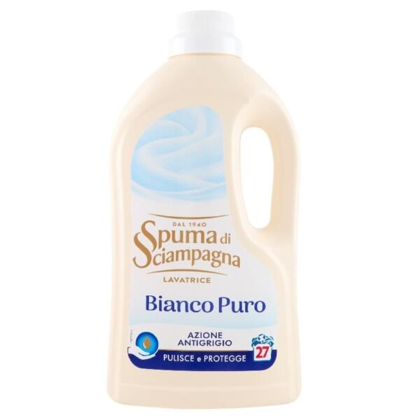 Spuma di Sciampagna Bianco Puro skystas skalbiklis baltiems audiniams, 1215 ml