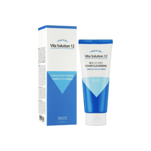 JIGOTT Vita Solution 12 Moisture Foam Cleansing drėkinamasis veido prausiklis, 180 ml
