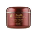 JIGOTT Snail Repairing Cream atkuriamasis veido kremas su sraigių mucinu, 100 ml