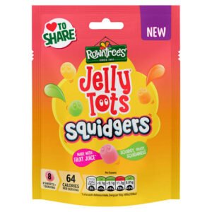 Rowntree’s Jelly Tots Squidgers vaisiniai guminukai, 120 g