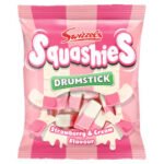 Swizzels Squashies Drumstick Strawberry & Cream guminukai, 120 g