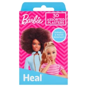 Barbie Assorted Plasters vaikiški pleistrai, 30 vnt.