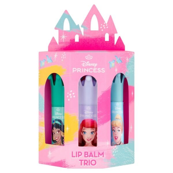 Disney Princess Lip Balm Trio lūpų balzamų rinkinys, 3 vnt.