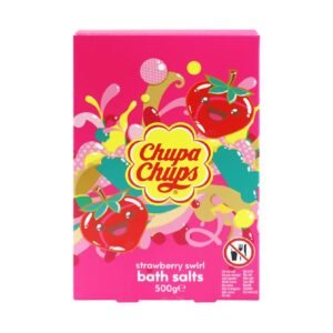 Chupa Chups Strawberry Swirl vonios druska, 500 g