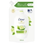 Dove Refreshing Care Cucumber & Green Tea skystas rankų muilas, 500 ml