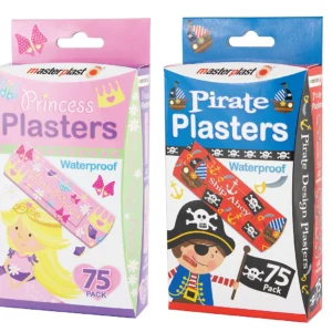 Masterplast vaikiški vandeniui atsparūs pleistrai, 75 vnt.