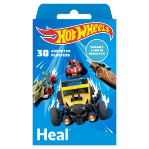 Hot Wheels Assorted Plasters vaikiški pleistrai, 30 vnt.