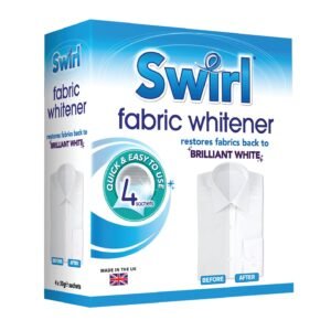 Swirl Fabric Whitener audinių baltumo atkūrimo priemonė, 4 x 30 g