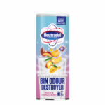 Neutradol Bin Odour Destroyer Peach & Mango Burst šiukšliadėžės kvapų neutralizatorius, 350 g