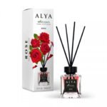 Alya Nature’s Scents Rose kvapų difuzorius su lazdelėmis, 100 ml