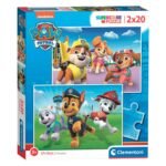 Clementoni „Paw Patrol“ dėlionių rinkinys vaikams, 2 x 20 detalių, 3+