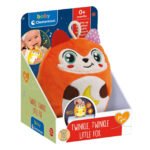 Clementoni Baby „Twinkle, Twinkle Little Fox“ muzikinis pliušinis žaislas kūdikiams, 0+