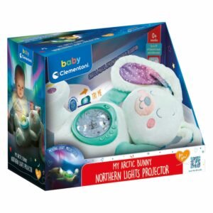 Clementoni Baby „My Arctic Bunny – Northern Lights Projector“ projektorius kūdikiams, 0+