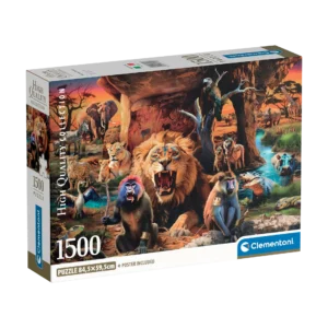 Clementoni „Animals“ dėlionė, 1500 detalių