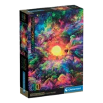 Clementoni „Psychedelic Jungle Sunrise“ dėlionė, 500 detalių