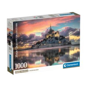 Clementoni „Le Magnifique Mont Saint-Michel“ dėlionė, 1000 detalių