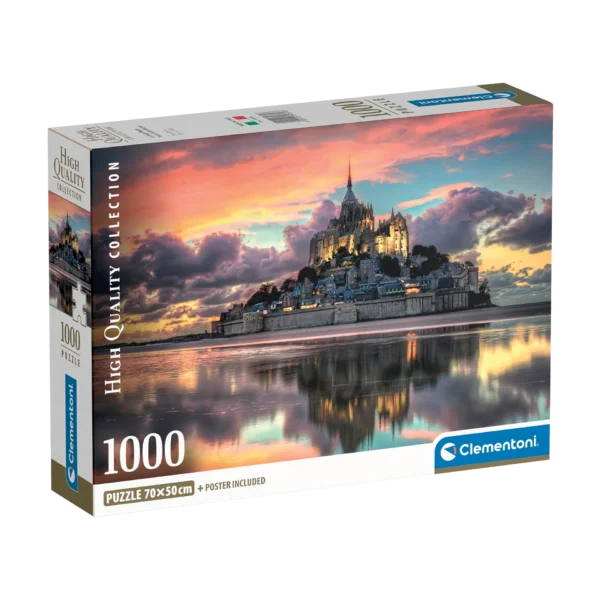 Clementoni „Le Magnifique Mont Saint-Michel“ dėlionė, 1000 detalių