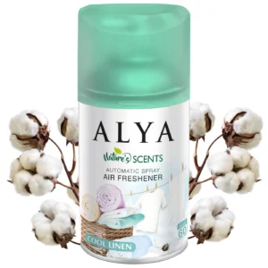 Alya Nature’s Scents Cool Linen automatinio oro gaiviklio papildymas, 250 ml