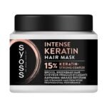 Syoss Intense Keratin intensyviai stiprinanti plaukų kaukė, 400 ml