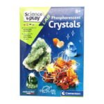 Clementoni „Science & Play Phosphorescent Crystals“ švytinčių kristalų auginimo rinkinys, 8+