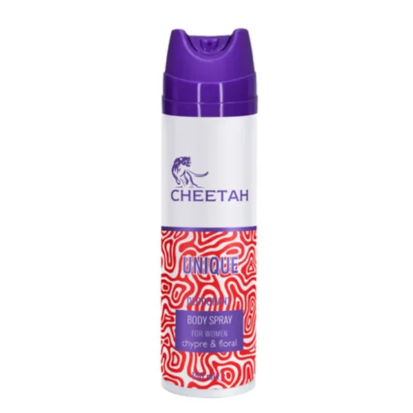 Cheetah Unique kūno dezodorantas moterims, 150 ml