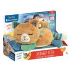 Clementoni Baby „Goodnight Kitten“ raminantis pliušinis kačiukas kūdikiams, 0+