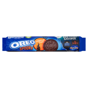 Oreo Spooky Vanilla sausainiai su vanilės skonio įdaru