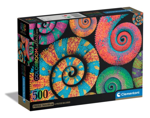 Clementoni „Colorboom Curly Tails“ dėlionė, 500 detalių