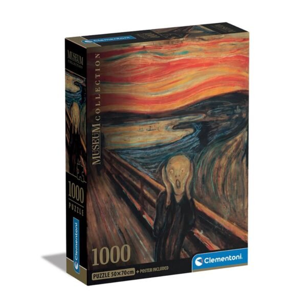 Clementoni „Munch – The Scream“ dėlionė, 1000 detalių