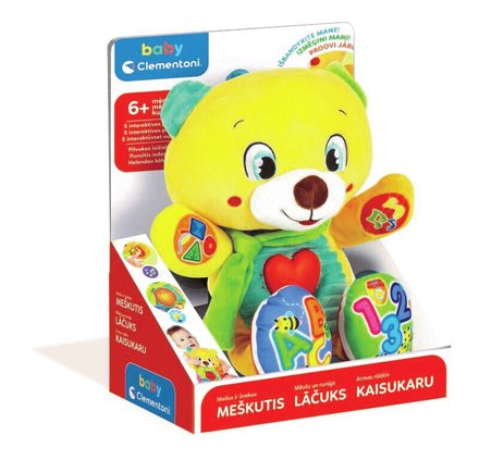 Clementoni Baby interaktyvus lietuviškai kalbantis meškiukas, 6+ mėn.