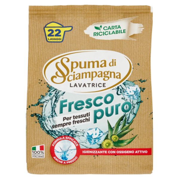 Spuma di Sciampagna Fresco Puro skalbimo milteliai, 990 g