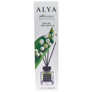 Alya Nature’s Scents Lily of the Valley kvapų difuzorius su lazdelėmis, 100 ml