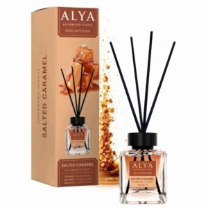 Alya Gourmand Scents Salted Caramel namų kvapas su lazdelėmis, 100 ml