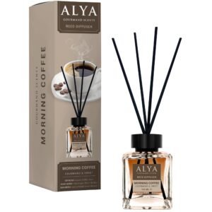 Alya Gourmand Scents Morning Coffee namų kvapas su lazdelėmis, 100 ml