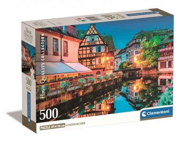 Clementoni „Strasbourg Old Town“ dėlionė, 500 detalių