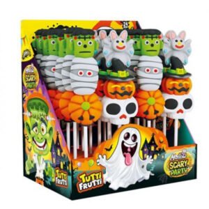 Johny Bee Mallow Scary Party Helovino zefyrinė saldainė ant pagaliuko, 35 g