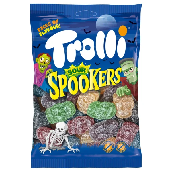 Trolli Sour Spookers rūgštūs guminukai, 150 g