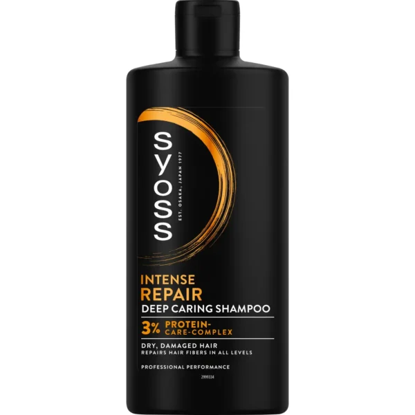 Syoss Intense Repair intensyviai atkuriantis šampūnas, 440 ml