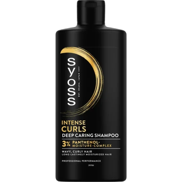 Syoss Intense Curls intensyviai drėkinantis šampūnas garbanotiems plaukams, 440 ml