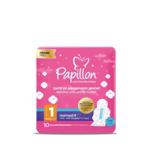 Papillon Cottony Soft Normal higieniniai paketai su sparneliais, 10 vnt.