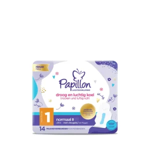 Papillon Ultra Normal higieniniai paketai su sparneliais, 14 vnt.