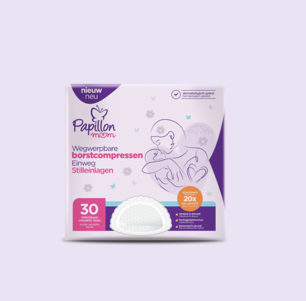 Papillon Moms itin ploni įklotai krūtims, 30 vnt.