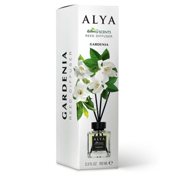 Alya Nature’s Scents Gardenia kvapų difuzorius su lazdelėmis, 100 ml