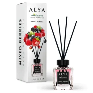 Alya Nature’s Scents Mixed Berries kvapų difuzorius su lazdelėmis, 100 ml