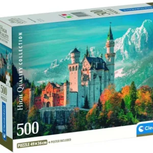 Clementoni „Neuschwanstein Castle“ dėlionė, 500 detalių