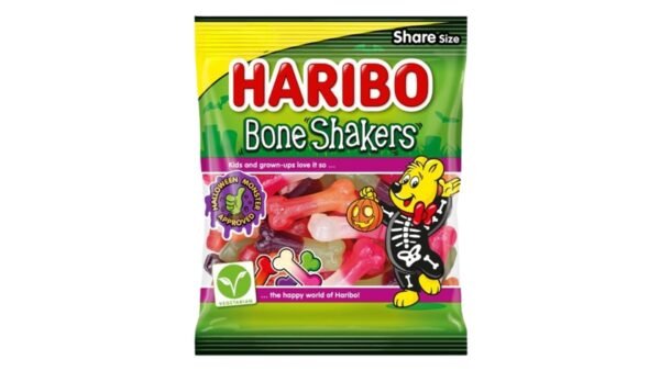 Haribo Bone Shakers Helovino vaisiniai guminukai, 140 g
