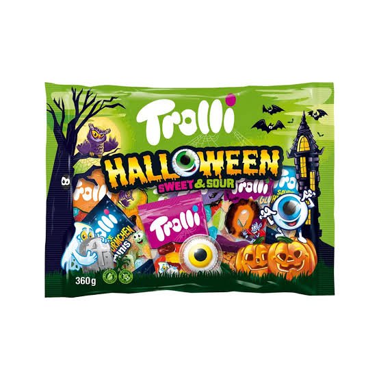 Trolli Halloween Sweet & Sour saldainių rinkinys, 360 g